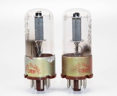 2X Nanking Metal Base 6H8C 6N8P 6SN7 Vacuum Tubes / KT3