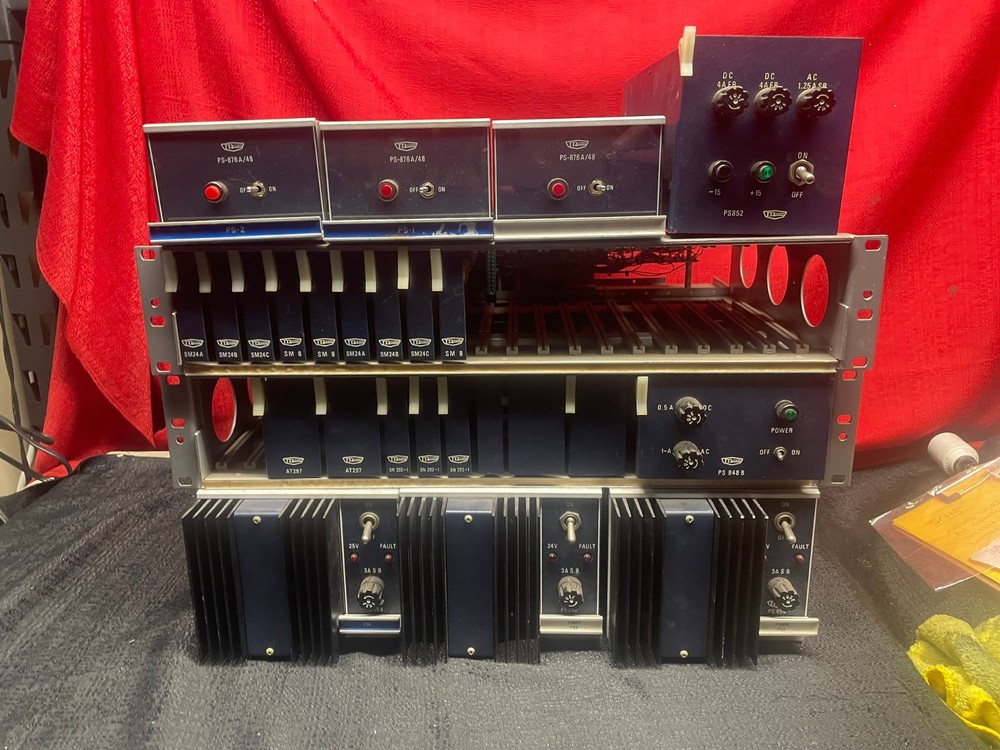 large lot vintage McCurdy modules power supply SM24A SM 8 AT297 PS848 AMP radio