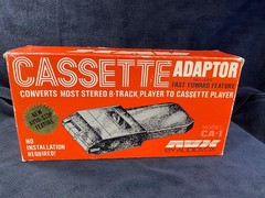 Audiovox Cassette Adaptor CA-1 8 Track Player Converter NOS