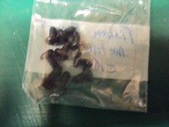 The Fisher 500-T Original Metal Case & Mounting Screws. Parting Out 500-T