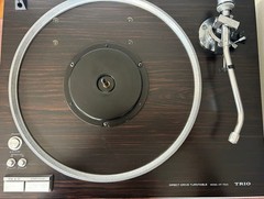 TRIO KP-7600 Turntable Direct Drive V15 Type 3 New Repaired Stylus Fully Works