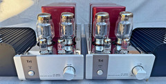 Triode TRV-M88SE KT88 Tube Monoblock Amplifiers Pair | XLR & RCA Inputs | Excell