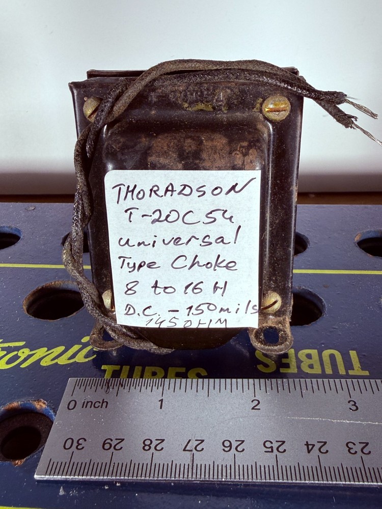 Universal Thordarson 8H to 16H 150mA DC Vintage Reactor Filter Choke Transformer