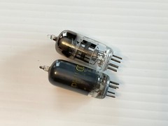 Vacuum tube 6AG5 x 2 maker philco /.unkown Just tested good and FREE SHIP
