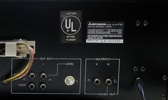 Mitsubishi DA-F10 Vintage AM/FM Stereo Tuner, Tested, Working, Japan