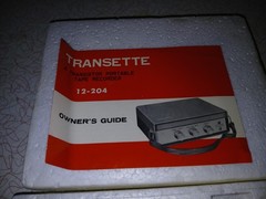 Vintage MCM “Transette” FUN TAPE Solid State Portable Tape Recorder by Midland