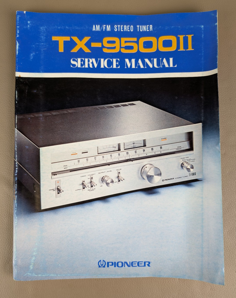 Pioneer Tx-9500 II Am/Fm Stereo Tuner Service Manual D-161