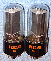 2 NOS RCA 50L6-GT Vacuum Tubes – 10-Watts Audio for AA5 and Shortwave Radios