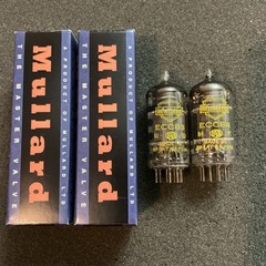 Rare NOS Yellow Mullard 12AX7 ECC83 Tubes I63 MATCHED 12AX7A B339 7025 L@@K!