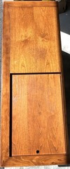 Vintage Mid Century Modern RCA Solid State Walnut Cabinet Stereo Console