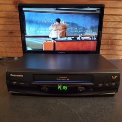 Panasonic Omnivision Blue Line VHS/ VCR Plus Player PV-V4020 Tested With Video