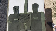 CW-206/GR Radio Antenna & Accessory Storage Bag Canvas NOS
