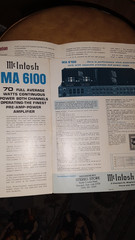 McIntosh MA6100 Integrated Amplifier with both Owner & Service manuals. Needs sv