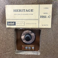 Vintage Hifi Utah Heritage Hs1-c 3-way Speakers 40 Watts