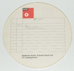 VINTAGE BASF 7″ x 1/4″ x 1800′ REEL TO REEL MAGNETIC TAPE MADE IN GERMANY