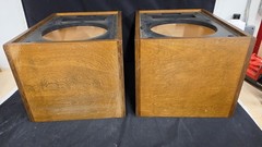 Vintage 1980 Klipsch Heresy Empty Cabinets HBR Factory Birch Veneer No Drivers