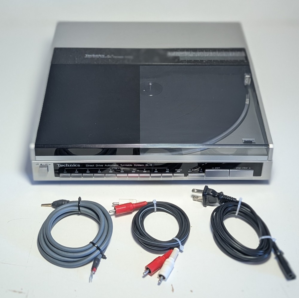 Technics SL-6 Linear Tracking Turntable & Stanton L747S – Working/Video Demo