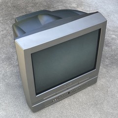 SV2000 WV20D5 20″ Flat CRT TV Built-In DVD Player Combo Y2K – TESTED – No Remote