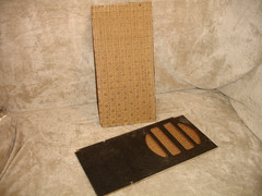 Vintage Tweed Speaker Covers from 1960s Magnavox Console approx 16×8