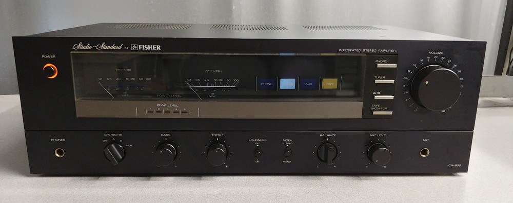 Fisher CA-800 Studio Standard Integrated Stereo Amplifier