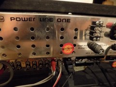 VINTAGE-Crown Power Amplifier Line One/straight Line One , Tested Works
