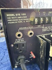 GROMMES PRECISION Amplifier Model GTE 100!