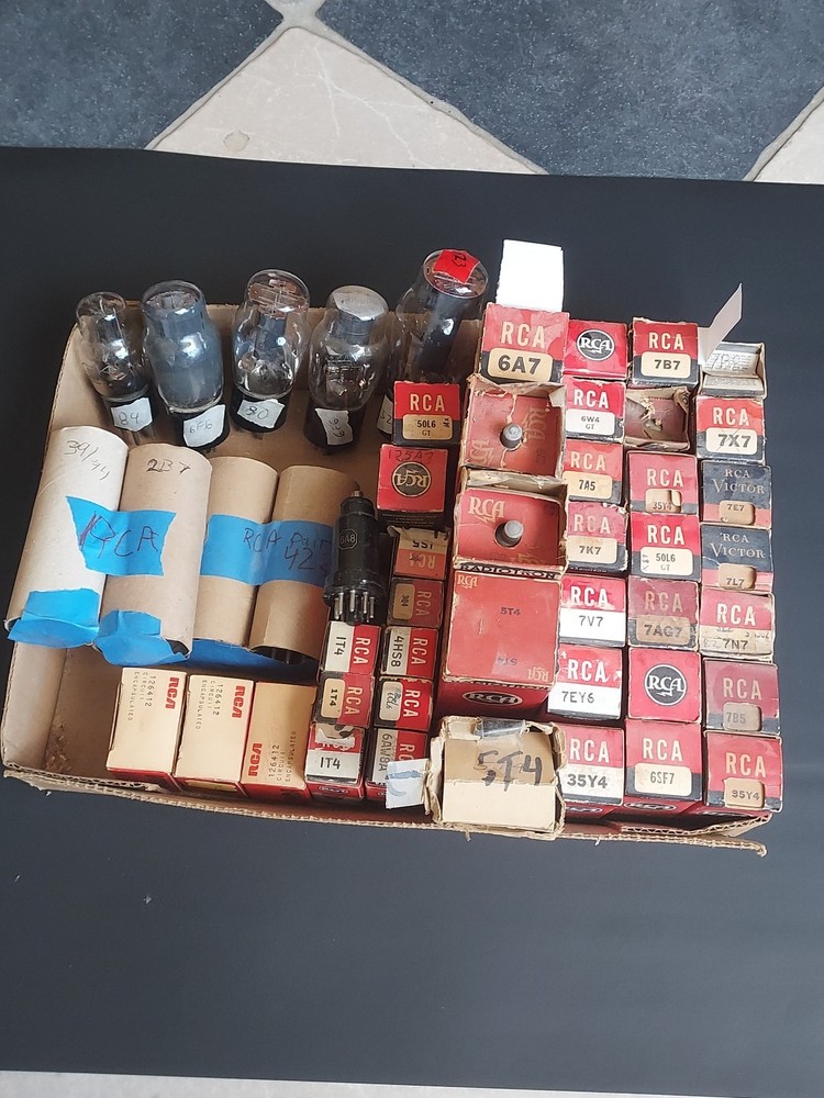 RCA Tubes & Part Lot