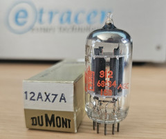 12AX7A SYLVANIA VINTAGE TUBE 17MM PLATE 12AX7 NOS NIB (1967) *eTRACER* #12N