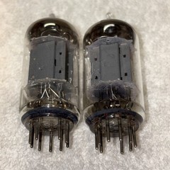 Matched Pair Telefunken 12AX7 Smooth Plate Tubes TV7 Tested NOS Worn Labels