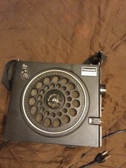 Vintage Panasonic RF-888 PSB FM AM 3 Band Radio Working Mic Mix In Portable