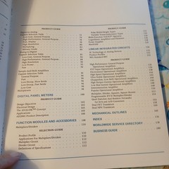 1972 Analog Devices Inc Product Guide Norwood MA USA