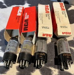 50 Year Old Vacuum Tubes | 4 7091A’s | 4 7025’s | 2 6GH8A’s & 1 6C4