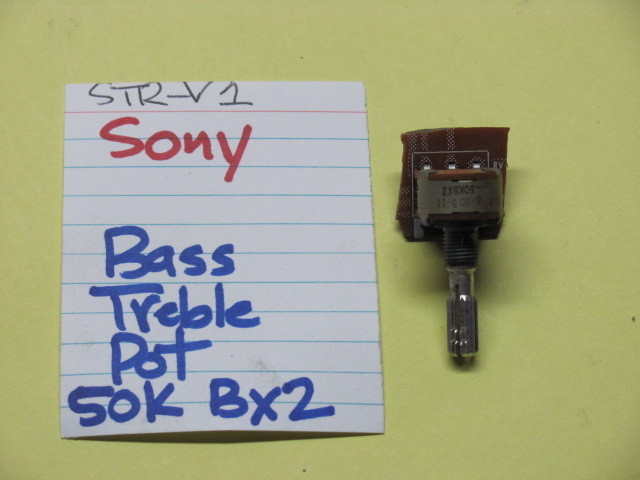 SONY 1-226-505-11 BASS TREBLE POT 50K BX2 STR-V1 STEREO RECEIVER