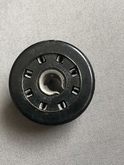 AMPHENOL Loctal Tube Socket & Clip Black Bakelite for 7N7 8 Pin Quan. Available