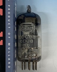 RARE NOS MULLARD SHIELD 6DJ8/ECC88 Blackburn B8L3 Maxi Pre 2 Tested = NOS, M0594