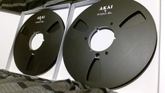 silvery R10M metal tape reel for Akai and others (1 PAIR)