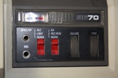 Vintage Califone 3670 Portable Cassette Recorder with Hard Case – Read