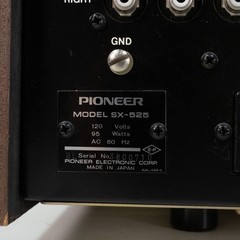 Vintage Pioneer SX-525 Stereo Receiver Sounds Great Needs Minor Service