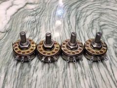 (AB)Allen Bradley 110K ohm Log/Audio Taper potentiometer ampex parts…!!! 1pair