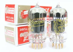 Match 1 pair NEW Genalex Gold Lion 12AU7 ECC82 B749 Tubes ECC802S Cryo version