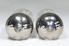 Matched Pair Valvo EF86/6267 Mesh Plate O-Getter Hamburg Germany 1959 Strong