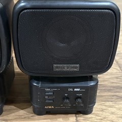 Set of 2 Vintage AIWA SC-B10-H Speaker System Tested SEE DESCRP Free Shipping