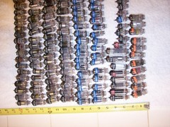 200 TUBES 6JU8A 4BZ6 6LN8 3V4 5J6 6–5 6–6 6–7 6–8 6BZ6 RCA GE SYLVANIA LOT