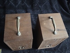 VTG 1970s Realistic Solo-103 Bookshelf Speakers Walnut Wood Case MCM WORKING