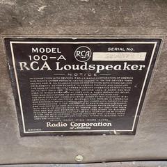 Vintage RCA Speaker Model 100-A Parts Only
