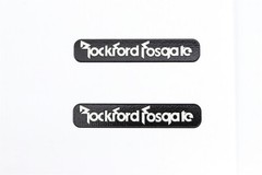 Rockford Fosgate logo badge Sticker Decal DIY waterproof 63mm(2.5″)X12mm(0.5″)