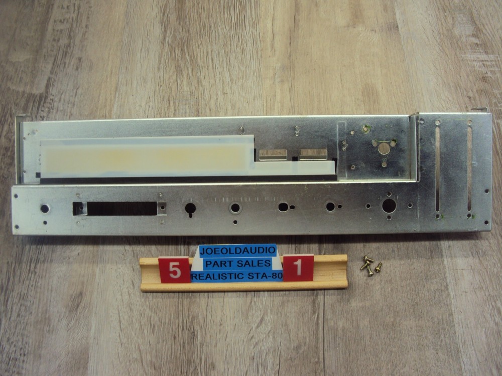 Realistic STA-80 Receiver Sub Front Panel V G Condition Tested Parting Out STA80