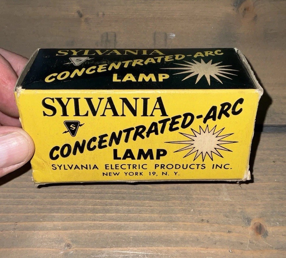 NOS-RARE VTG Sylvania Concentrated-Arc Lamp Vaccum Tube 87332 H58 K10/DC/S-NIB