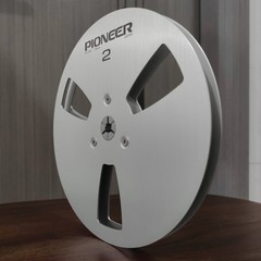 2X 7” Pioneer Black PR-100 Aluminum Reel to Reel RT-707 909 Empty Take Up Reel