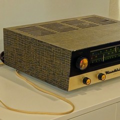 Vintage Heathkit PT-1 Tube AM/FM Tuner Tested Working Multiplex Output Hi-Fi